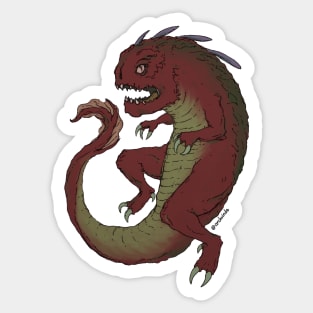 Amphibious dragon Sticker